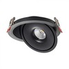 V-tac 20W LED įleidžiamas šviestuvas, juodas, 3000-6400K