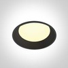 20W LED įleidžiamas šviestuvas, juodas, 3000/4000/5000K, IP65, 10120FD/B/V
