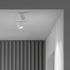20W LED įleidžiamo montavimo šviestuvas NOVA, juodas, 3000K, reguliuojamas, 364438
