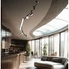 Bikuvalt 20W LED linijinis šviestuvas į magnetinius bėgelius VIOKEF FLEXY, juodas, 2700-6000K, 4314200