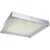 20W LED lubinis šviestuvas ADAM SQUARE, chromo/baltos sp., 4000K