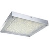 20W LED lubinis šviestuvas ADAM SQUARE, chromo/baltos sp., 4000K