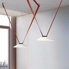 V-tac 20W LED pakabinamas šviestuvas, baltu korpusu, 3000K, tvirtinamas ant 48V magnetinio dirželio