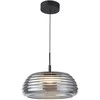 20W LED pakabinamas šviestuvas LOCULI, juodos/dūmų sp., 3000K, dimeriuojamas