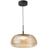 20W LED pakabinamas šviestuvas LOCULI, juodos/gintaro sp., 3000K, dimeriuojamas