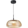 20W LED pakabinamas šviestuvas LOCULI, juodos/gintaro sp., 3000K, dimeriuojamas