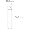 20W LED pastatomas lauko šviestuvas, antracito sp., 3000K, 67410A/AN/W