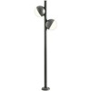 20W LED pastatomas lauko šviestuvas MAGNUS, tamsiai pilkas, 3000K, IP54, 90559