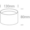 20W LED paviršinis šviestuvas, baltas, 3000/4000/5000K, IP44, 12120D/W/V
