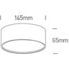 Lubinis šviestuvas 20W LED paviršinis šviestuvas, juodas, 3000/4000/5000K, 12120M/B/V