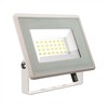 V-tac 20W LED prožektorius, baltu korpusu, 6400K, su maitinimo šaltiniu