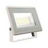 V-tac 20W LED prožektorius, baltu korpusu, 6400K, su maitinimo šaltiniu