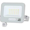 20W LED prožektorius su judesio davikliu, baltas, 6000K