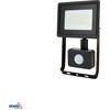 Kafler 20W LED prožektorius su judesio davikliu KASTEL, juodas, 6500K, IP65
