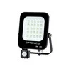 Bikuvalt 20W LED prožektorius su judesio davikliu, juodas, 4500K