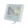 V-tac 20W LED prožektorius su saulės baterija, baltas, 6400K