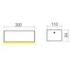 Sieninis šviestuvas 20W LED sieninis lauko šviestuvas LIMAS, juodas, 2700/3000K, IP65, DALI, 91230-DALI