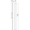 20W LED sieninis lauko šviestuvas REFLEXA, juodas, 3000K, IP54, 90623