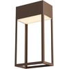 Sieninis šviestuvas 20W LED sieninis lauko šviestuvas STAND, rūdžių sp., 3000K, IP65, 90604