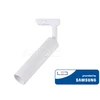 20W LED šviestuvas ant bėgelio V-TAC, baltu korpusu, 3000K (šiltai balta), SAMSUNG LED chip