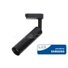 20W LED šviestuvas ant bėgelio V-TAC, juodu korpusu, 5000K (šaltai balta), SAMSUNG LED chip