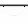 Lubinis šviestuvas 20W LED šviestuvas ARC į magnetinę sistemą MAGNETIC, juodas, 3000K