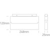 20W LED šviestuvas į magnetines sistemas MINI/MIDI, baltas, 3000/3500/4000K, 48V, 38°, 42124BA/W/V