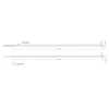20W/m LARGE LED NEON juosta, 3000K, 24V DC