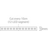 20W/m LED juosta, 2700K-6500K, 5m ritė, 7835/DEW