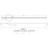 20W/m LED juosta LUXSONN, DC24, 120 LED/m, 3000K, 5mm pločio