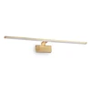 Sieninis šviestuvas Ideal Lux 20W wall lamp with 1 light ALMA, 3000K, brass