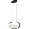 21W LED pakabinamas šviestuvas ADELE, juodas, 3000K, 4302000