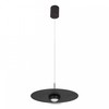 21W LED pakabinamas šviestuvas, juodas, 3000K, dimeriuojamas, 35cm, 2585