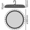Ledvance 225W LED UFO šviestuvas COMPACT, 6500K