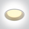 22W LED įleidžiamas šviestuvas, baltas, 3000K, 10122D/W/W