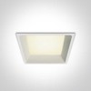 22W LED įleidžiamas šviestuvas, baltas, 4000K, 50122D/W/C