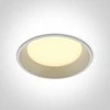 Bikuvalt 22W LED įleidžiamas šviestuvas, baltas, 3000/4000/5000K, 10122D/W/V