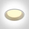 Bikuvalt 22W LED įleidžiamas šviestuvas, baltas, 3000/4000/5000K, 10122D/W/V