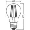 Osram 2,2W LED lemputė, E27, skaidri, 3000K