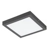 Lubinis šviestuvas 22W LED paviršinė panelė ARGOLIS, antracito sp. korpusu, 3000K