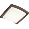 22W LED paviršinis lauko šviestuvas TALLIN, tamsiai rudas, 3000K, IP54, 90008