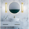 22W LED sieninis šviestuvas FRIDA, skaidrus/aukso sp., 3000K, 4277900