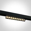 22W linijinis šviestuvas į magnetines sistemas, juodas, 3000K, reguliuojamas, DALI, 42106BL/B/W