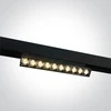 Bikuvalt 22W linijinis šviestuvas į magnetines sistemas, juodas, 3000K, reguliuojamas, 42106B/B/W