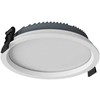 23W LED įleidžiamas šviestuvas XEVO ROUND, matinės baltos sp., 3000/4000/6000K