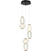 23W LED pakabinamas šviestuvas SHINY, baltos/juodos/bronzos sp., 3000K, 4304100