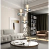 23W LED pakabinamas šviestuvas SIREL, gintaro/dūmų/juodos/bronzos sp., 3000K, 4326800