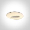 Lubinis šviestuvas 23W LED paviršinis šviestuvas, baltas, 3000K, 62148A/W