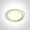24W LED įleidžiamas šviestuvas, baltas, 3000/4000/5000K, 10124T/W/V