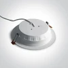 24W LED įleidžiamas šviestuvas, baltas, 3000K, 10124T/W/W